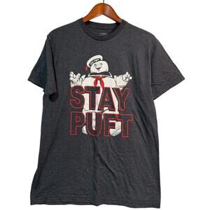 Size M | GHOSTBUSTERS Stay Puft Licensed Artwork Graphic Crewneck T-Shirt